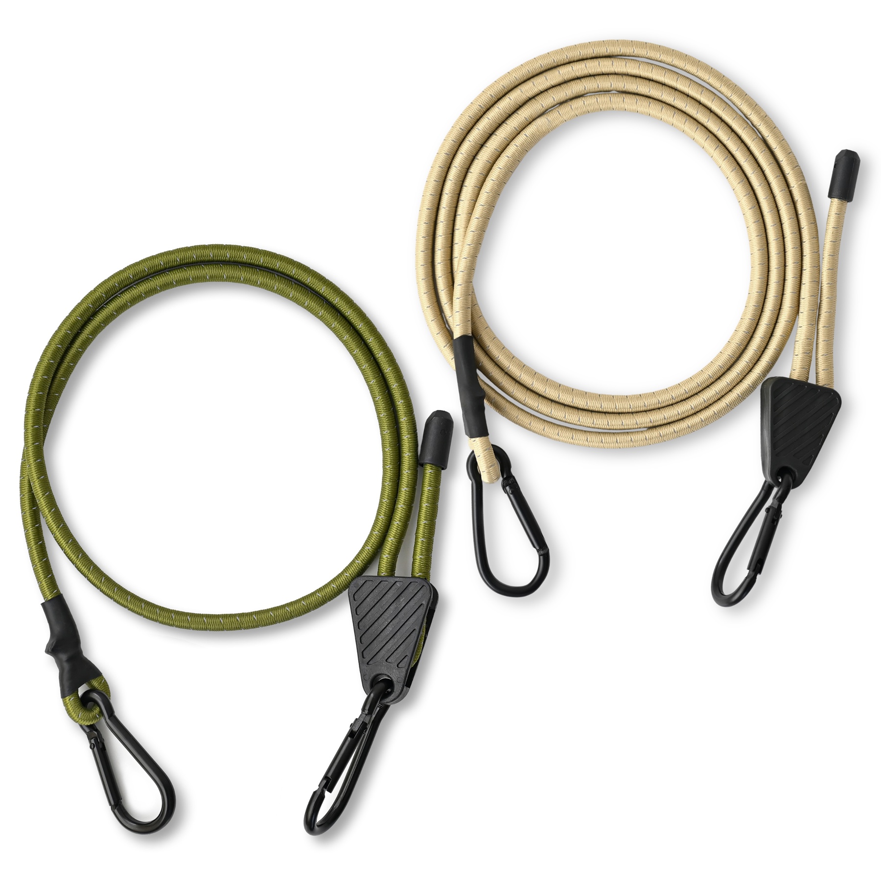 反射材入り調節式カラビナフックゴムバンドの商品画像